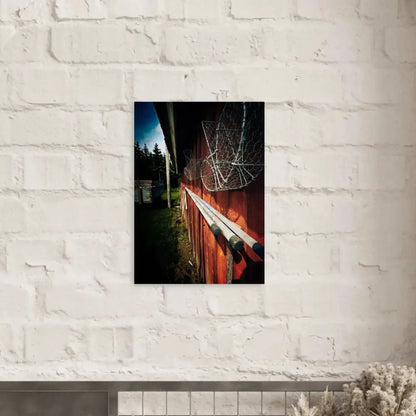 Fishing Tools on a Finnish Barn Wall - Poster - Rather Be In Finland