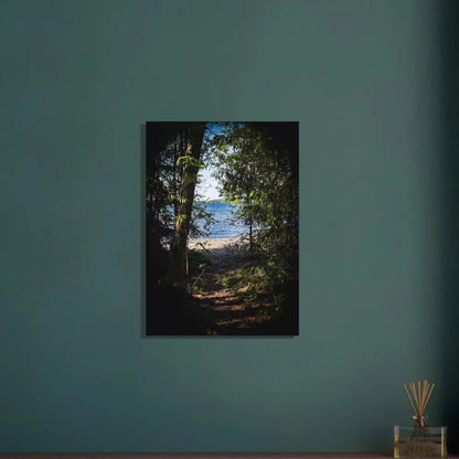 Forest Path to a Finnish Lakeshore - Poster - Rather Be In Finland