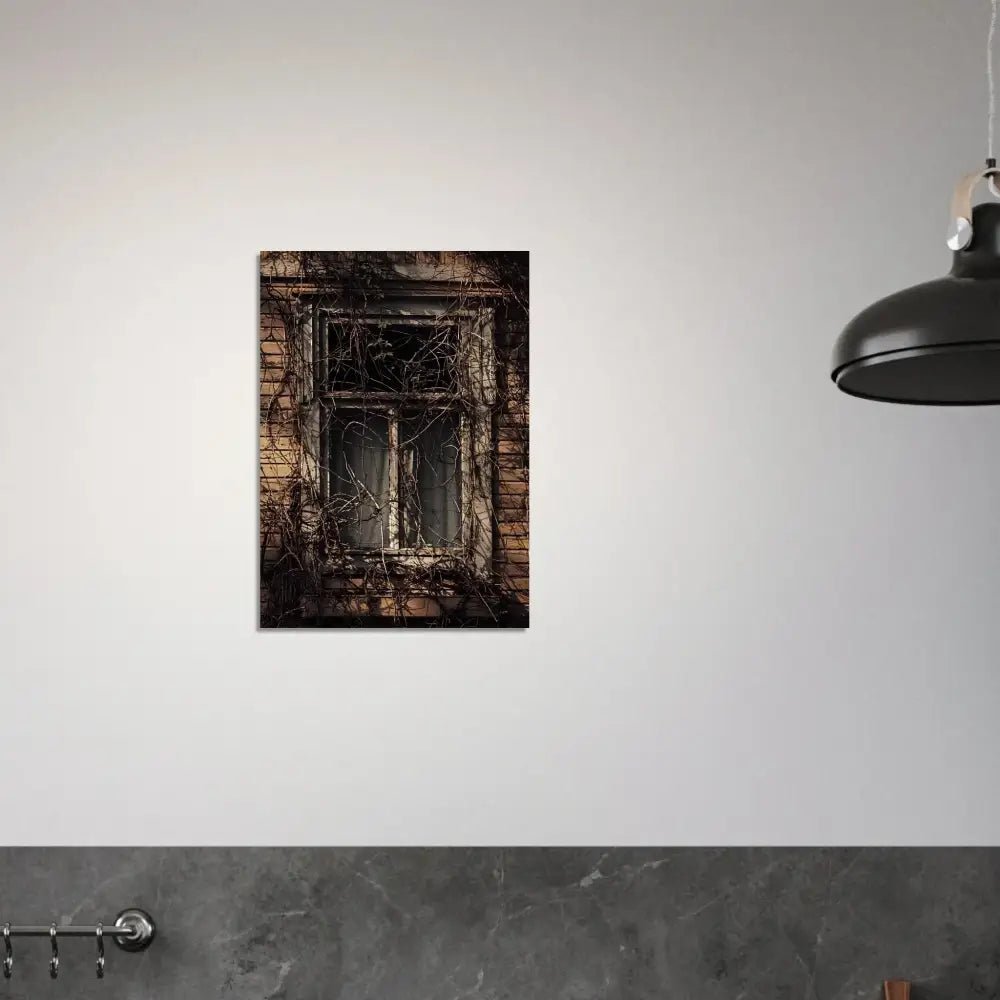 Forgotten Window of a Finnish Wooden House - Poster - Rather Be In Finland