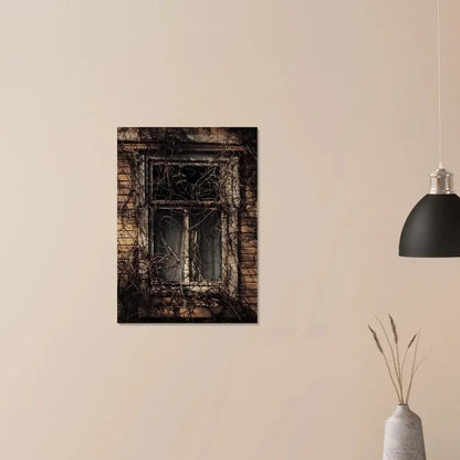 Forgotten Window of a Finnish Wooden House - Poster - Rather Be In Finland