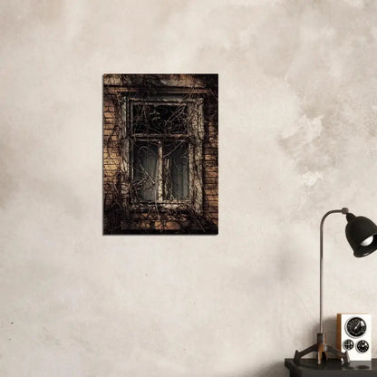 Forgotten Window of a Finnish Wooden House - Poster - Rather Be In Finland