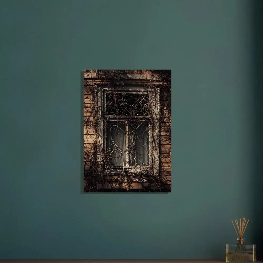 Forgotten Window of a Finnish Wooden House - Poster - Rather Be In Finland