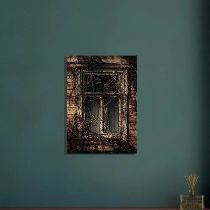 Forgotten Window of a Finnish Wooden House - Poster - Rather Be In Finland