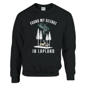 Photo du produit : sweat-shirt au motif « Found My Silence in Lapland » de Rather Be in Finland