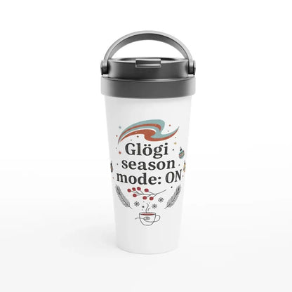 Glögi Season Mode: ON - Stainless Steel Travel Mug - Rather Be In Finland