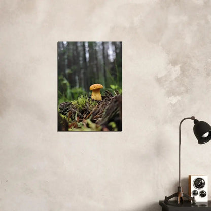 Golden Chanterelle in Finnish Forest - Poster - Rather Be In Finland
