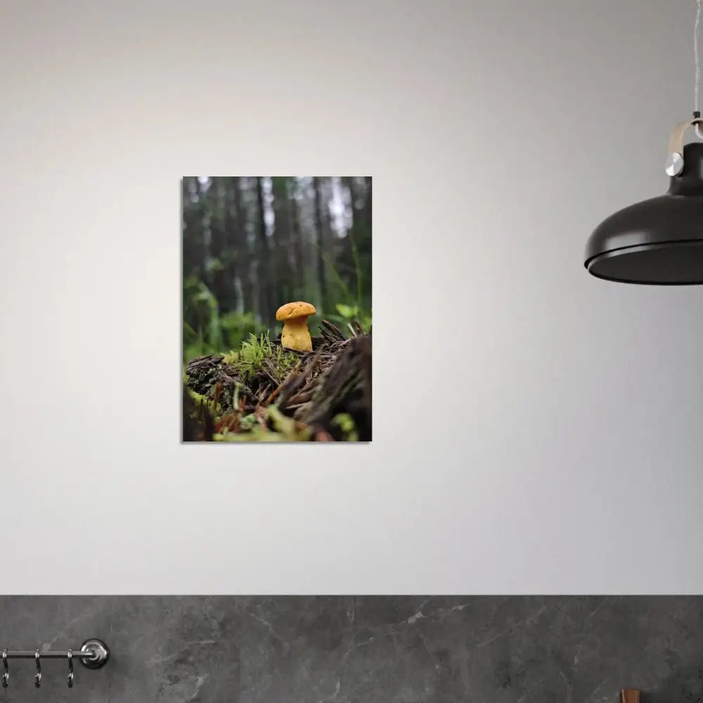 Golden Chanterelle in Finnish Forest - Poster - Rather Be In Finland