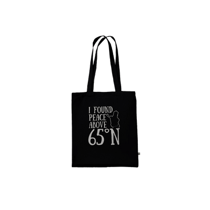 I Found Peace Above 65°N - Premium Tote Bag - Rather Be In Finland