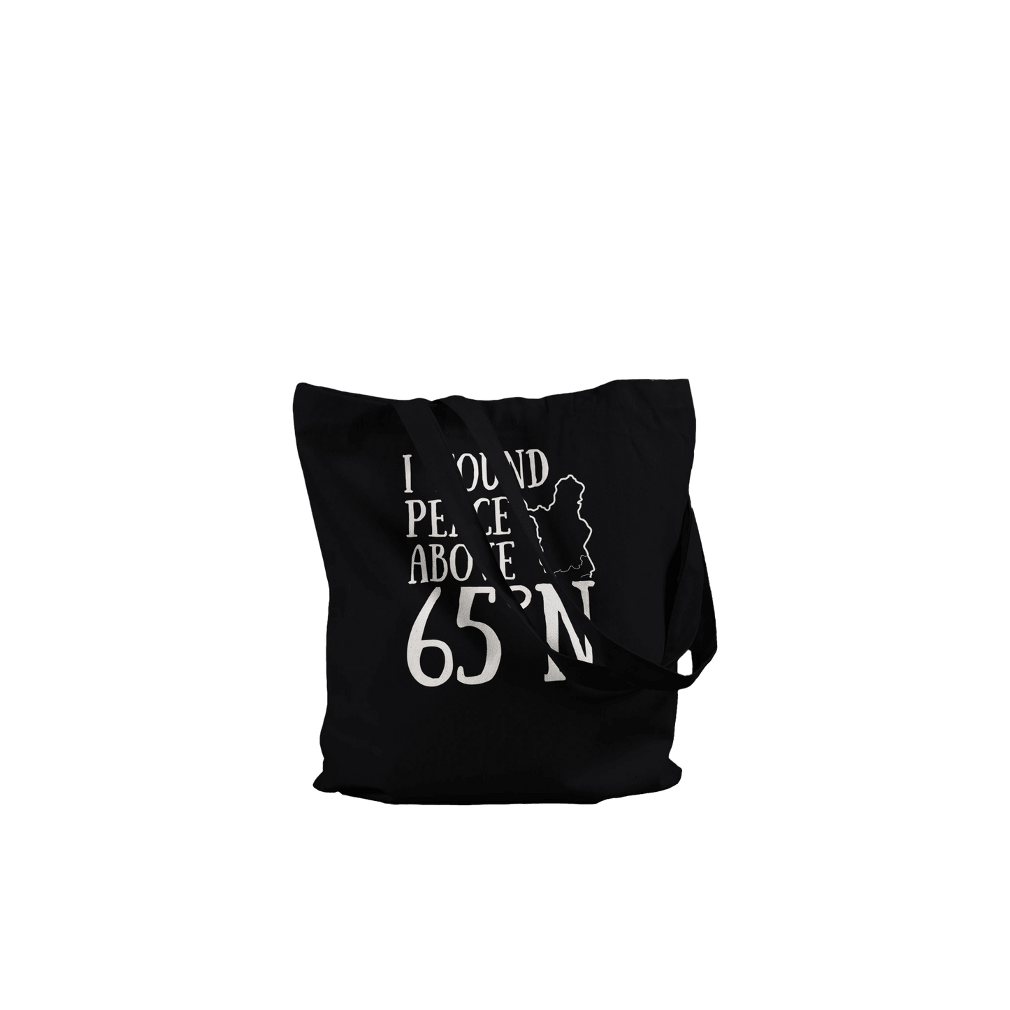 I Found Peace Above 65°N - Premium Tote Bag - Rather Be In Finland