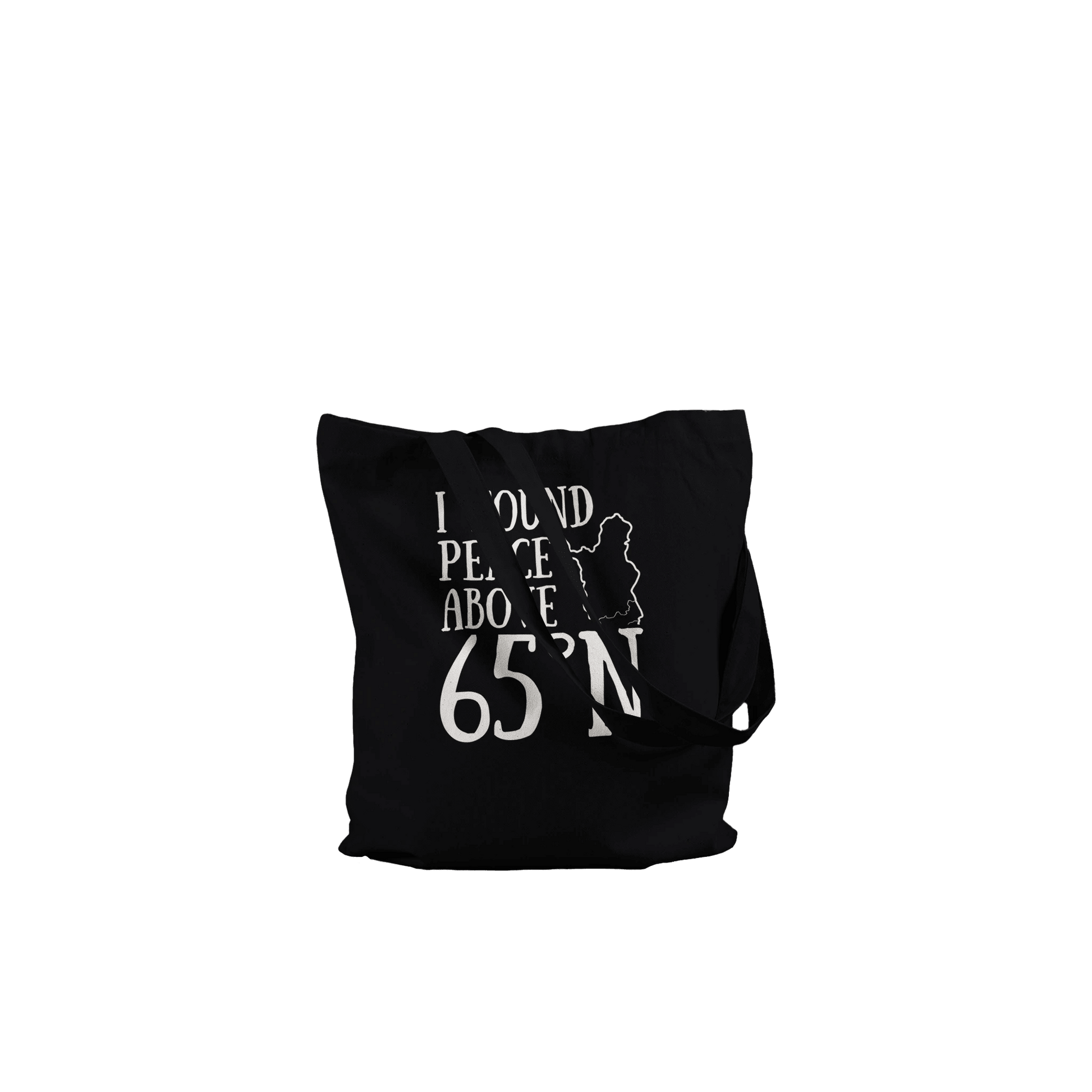 I Found Peace Above 65°N - Premium Tote Bag - Rather Be In Finland