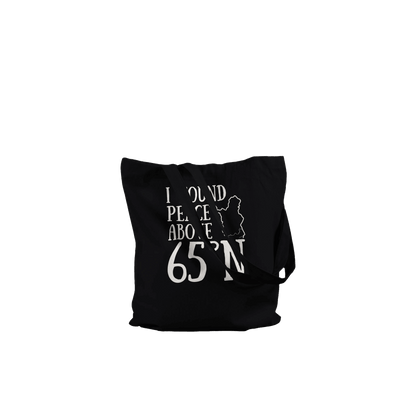 I Found Peace Above 65°N - Premium Tote Bag - Rather Be In Finland