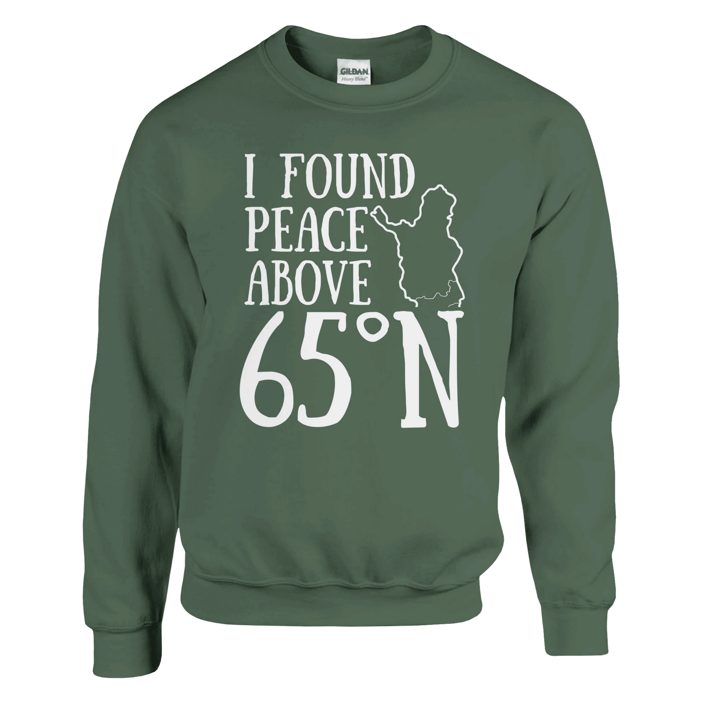 I Found Peace Above 65°N - Sweatshirt - Rather Be In Finland