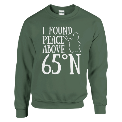 I Found Peace Above 65°N - Sweatshirt - Rather Be In Finland