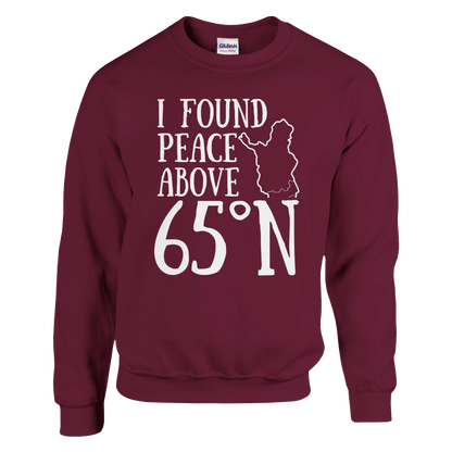 I Found Peace Above 65°N - Sweatshirt - Rather Be In Finland