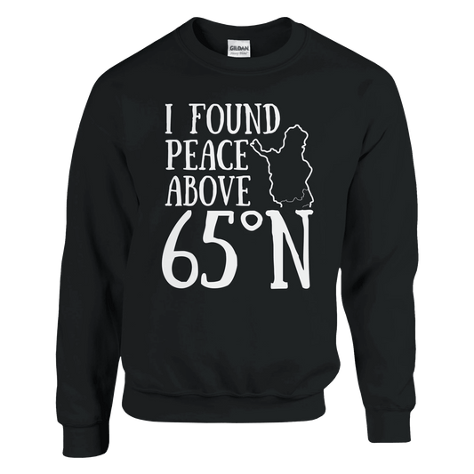 I Found Peace Above 65°N - Sweatshirt - Rather Be In Finland
