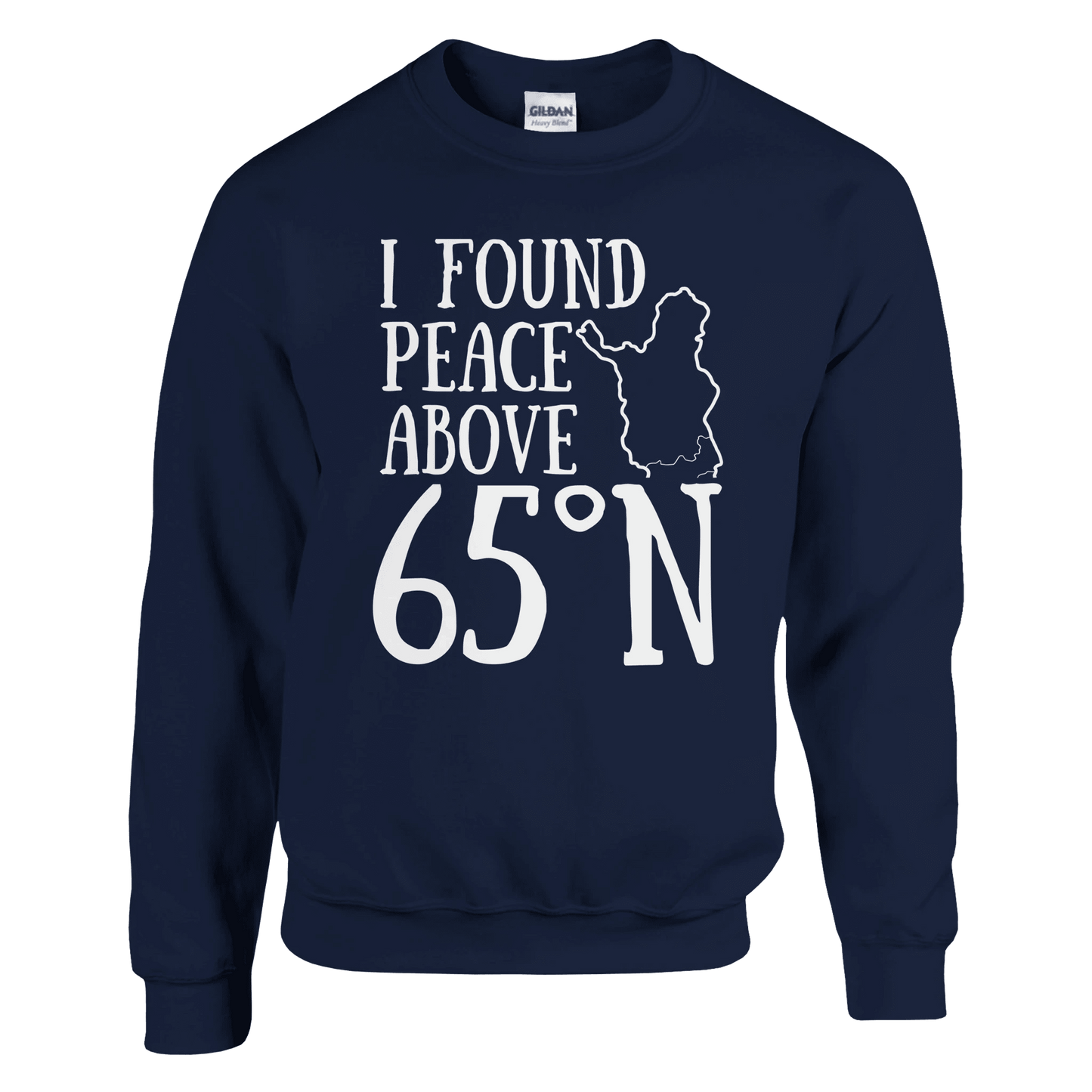 I Found Peace Above 65°N - Sweatshirt - Rather Be In Finland