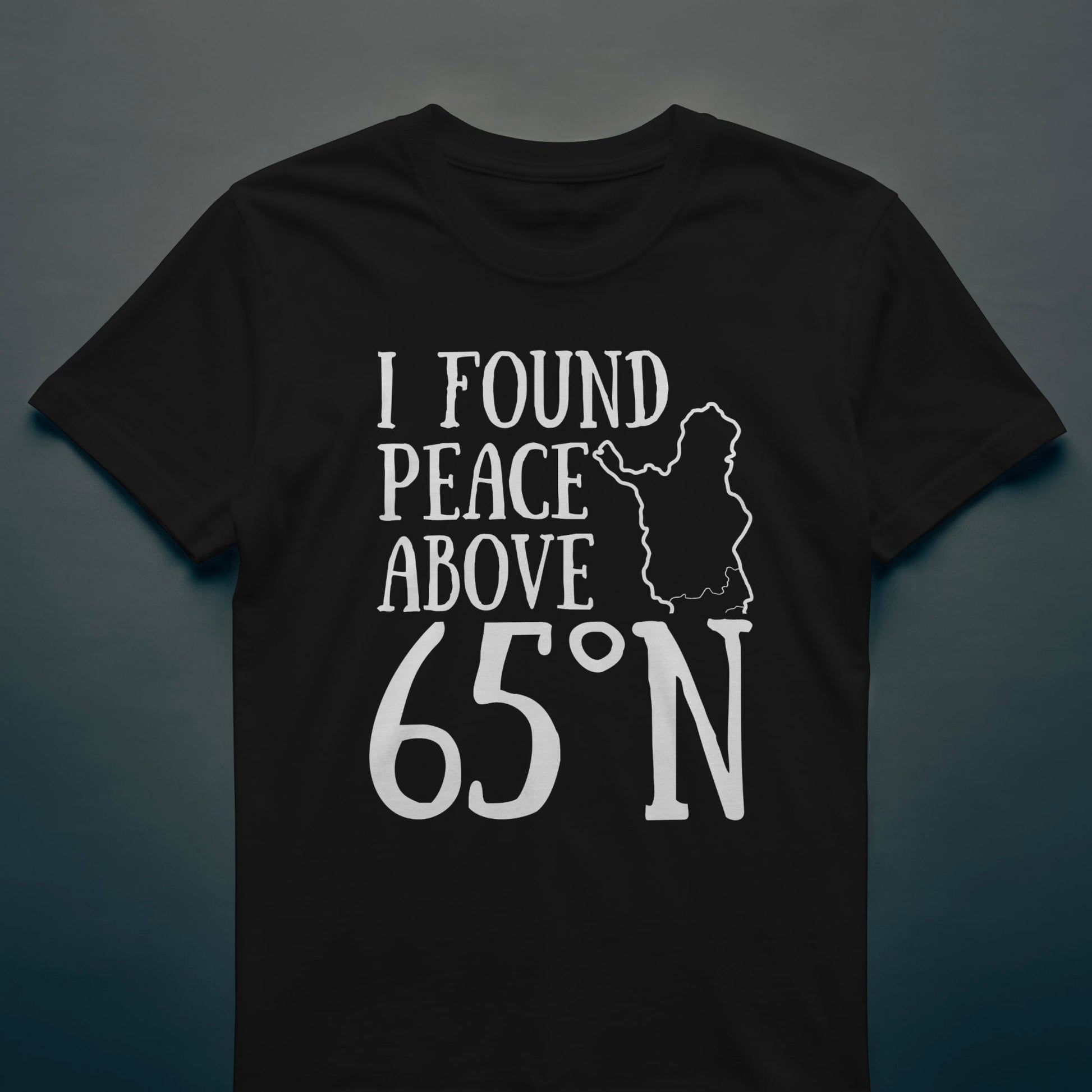 I Found Peace Above 65°N - T-shirt - Rather Be In Finland