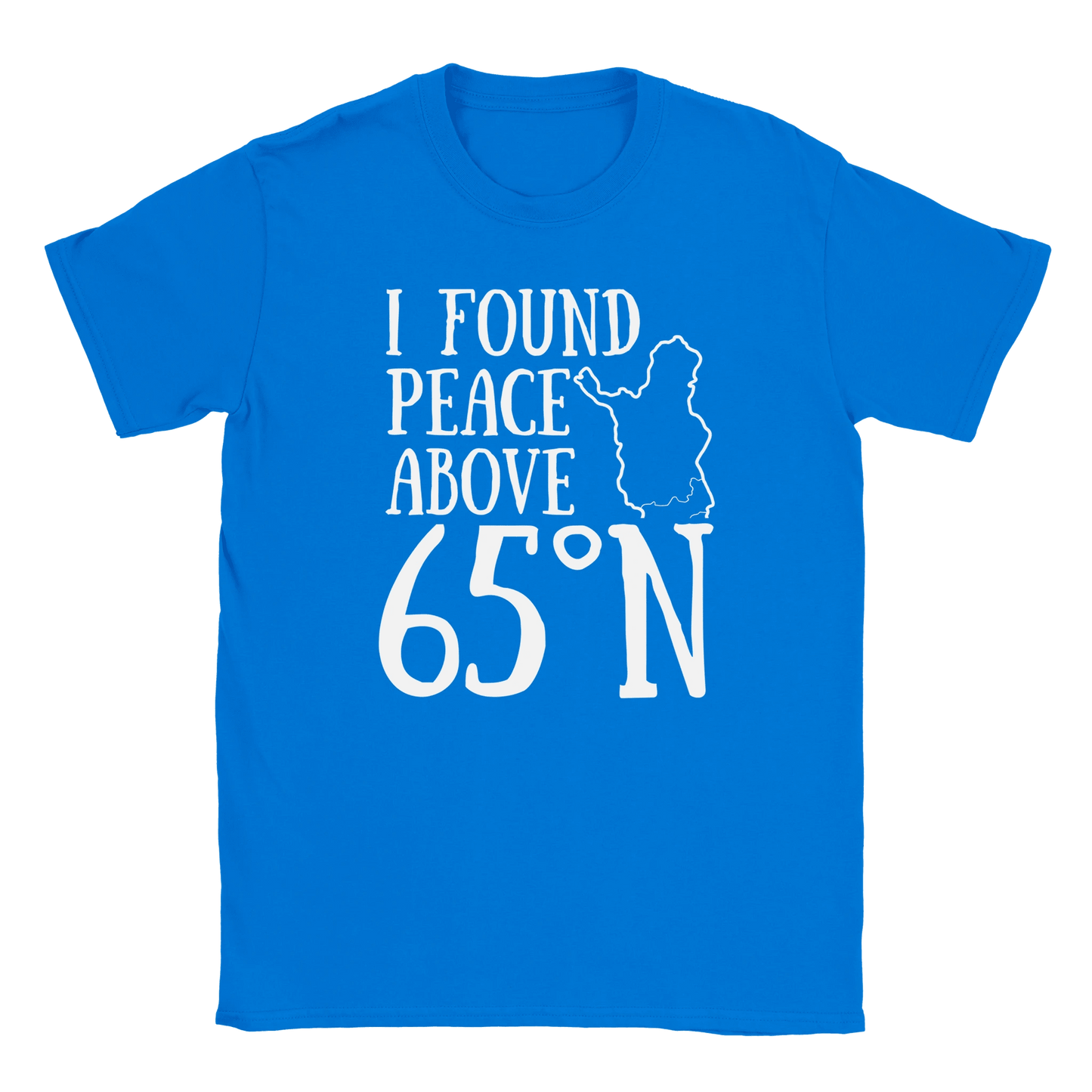 I Found Peace Above 65°N - T-shirt - Rather Be In Finland