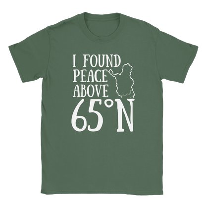 I Found Peace Above 65°N - T-shirt - Rather Be In Finland