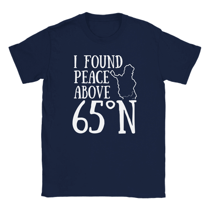 I Found Peace Above 65°N - T-shirt - Rather Be In Finland