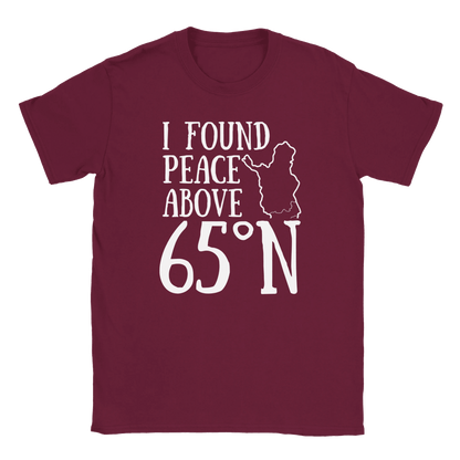 I Found Peace Above 65°N - T-shirt - Rather Be In Finland