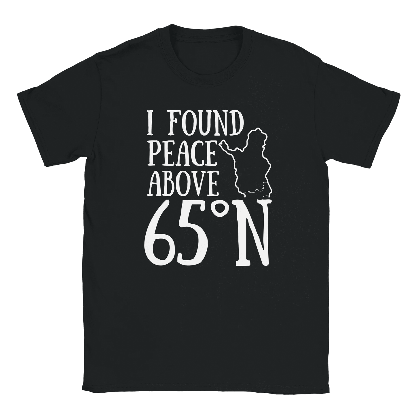 I Found Peace Above 65°N - T-shirt - Rather Be In Finland
