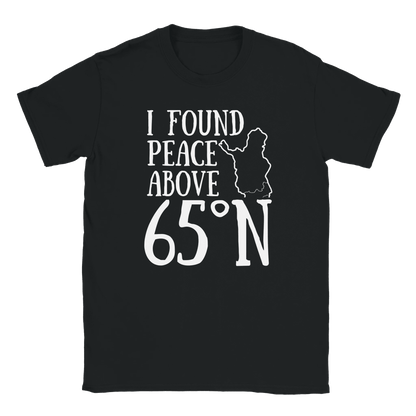 I Found Peace Above 65°N - T-shirt - Rather Be In Finland