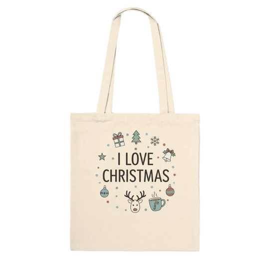 I Love Christmas - Premium Tote Bag - Rather Be In Finland