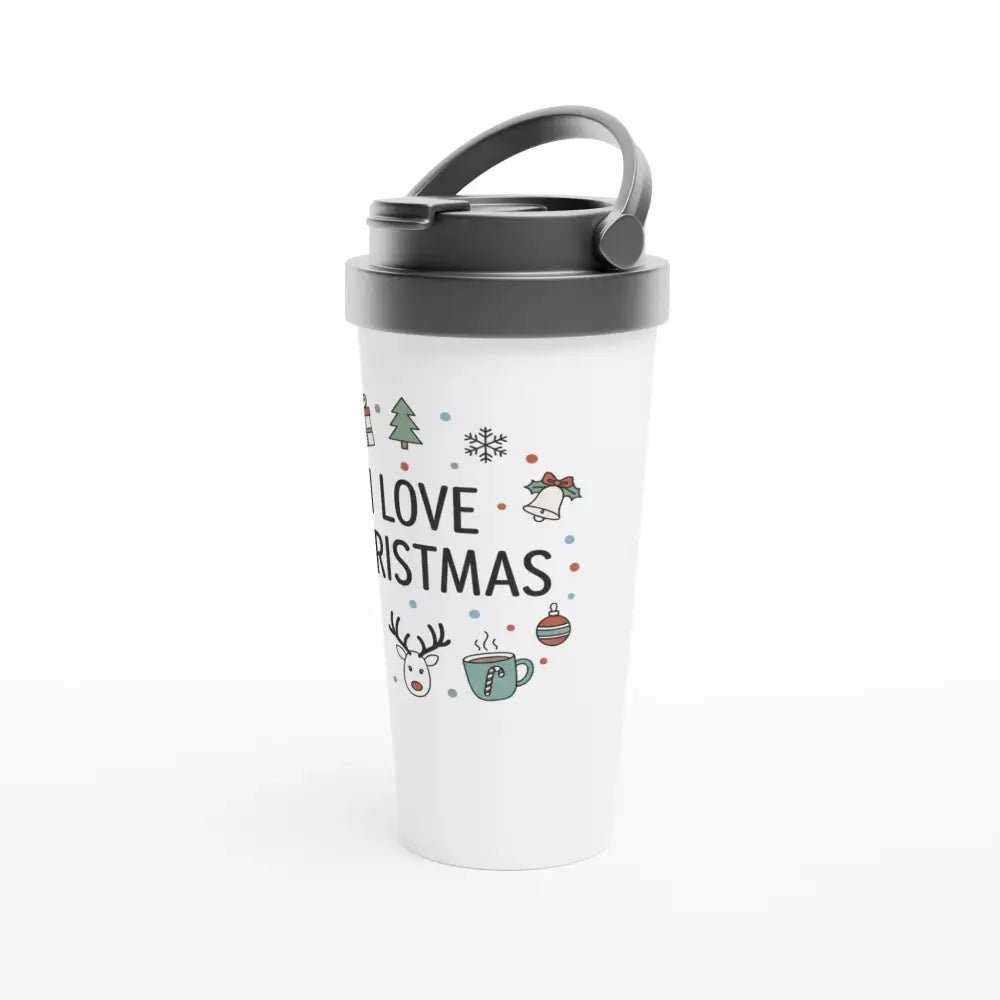 I Love Christmas - Stainless Steel Travel Mug - Rather Be In Finland