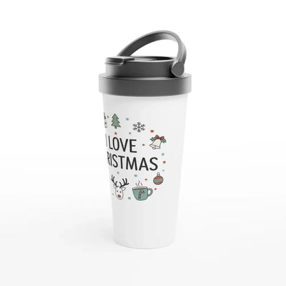 I Love Christmas - Stainless Steel Travel Mug - Rather Be In Finland