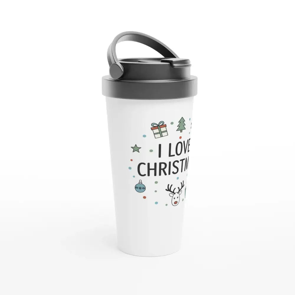 I Love Christmas - Stainless Steel Travel Mug - Rather Be In Finland