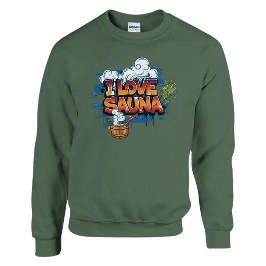 I LOVE SAUNA - Sweatshirt - Rather Be In Finland