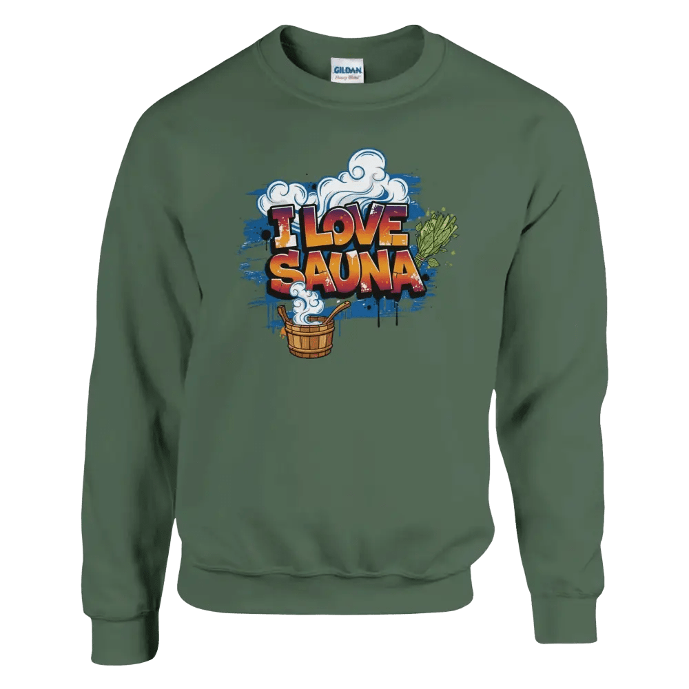 I LOVE SAUNA - Sweatshirt - Rather Be In Finland