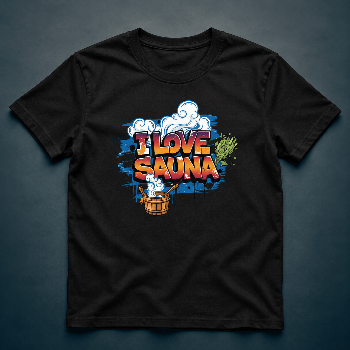 I LOVE SAUNA - T-shirt - Rather Be In Finland
