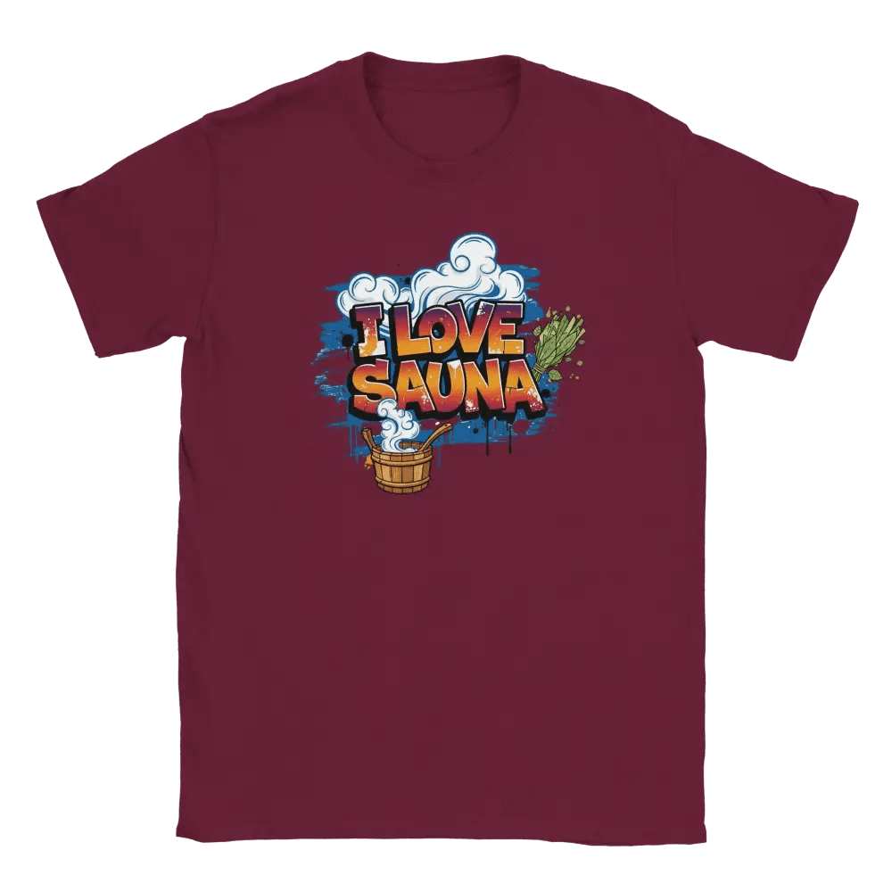 I LOVE SAUNA - T-shirt - Rather Be In Finland
