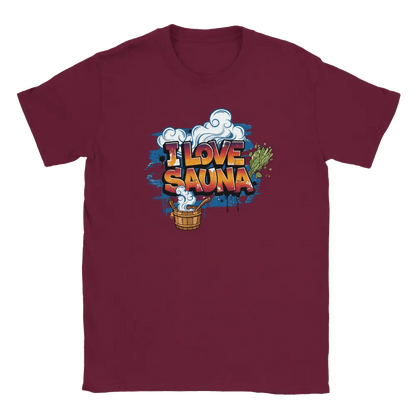I LOVE SAUNA - T-shirt - Rather Be In Finland
