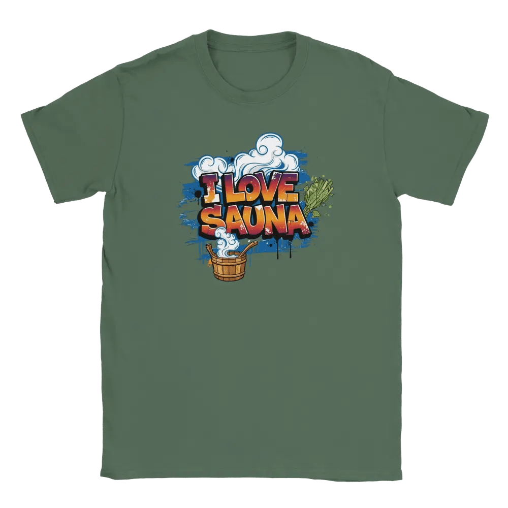 I LOVE SAUNA - T-shirt - Rather Be In Finland
