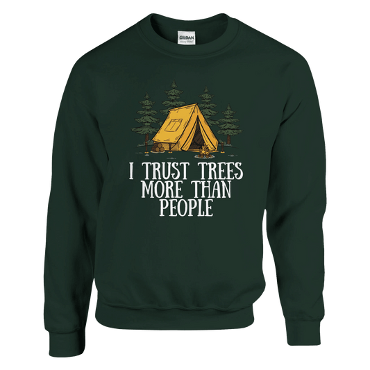 I Trust Trees More Than People - Sweatshirt - Rather Be In Finland