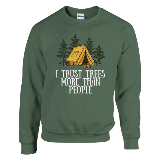 I Trust Trees More Than People - Sweatshirt - Rather Be In Finland