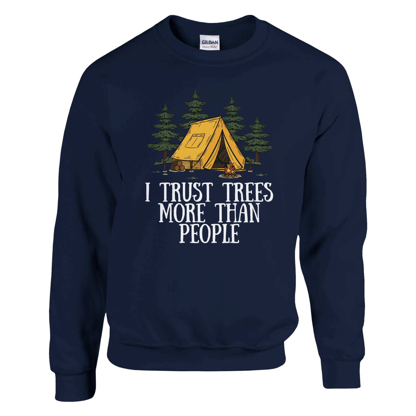 I Trust Trees More Than People - Sweatshirt - Rather Be In Finland