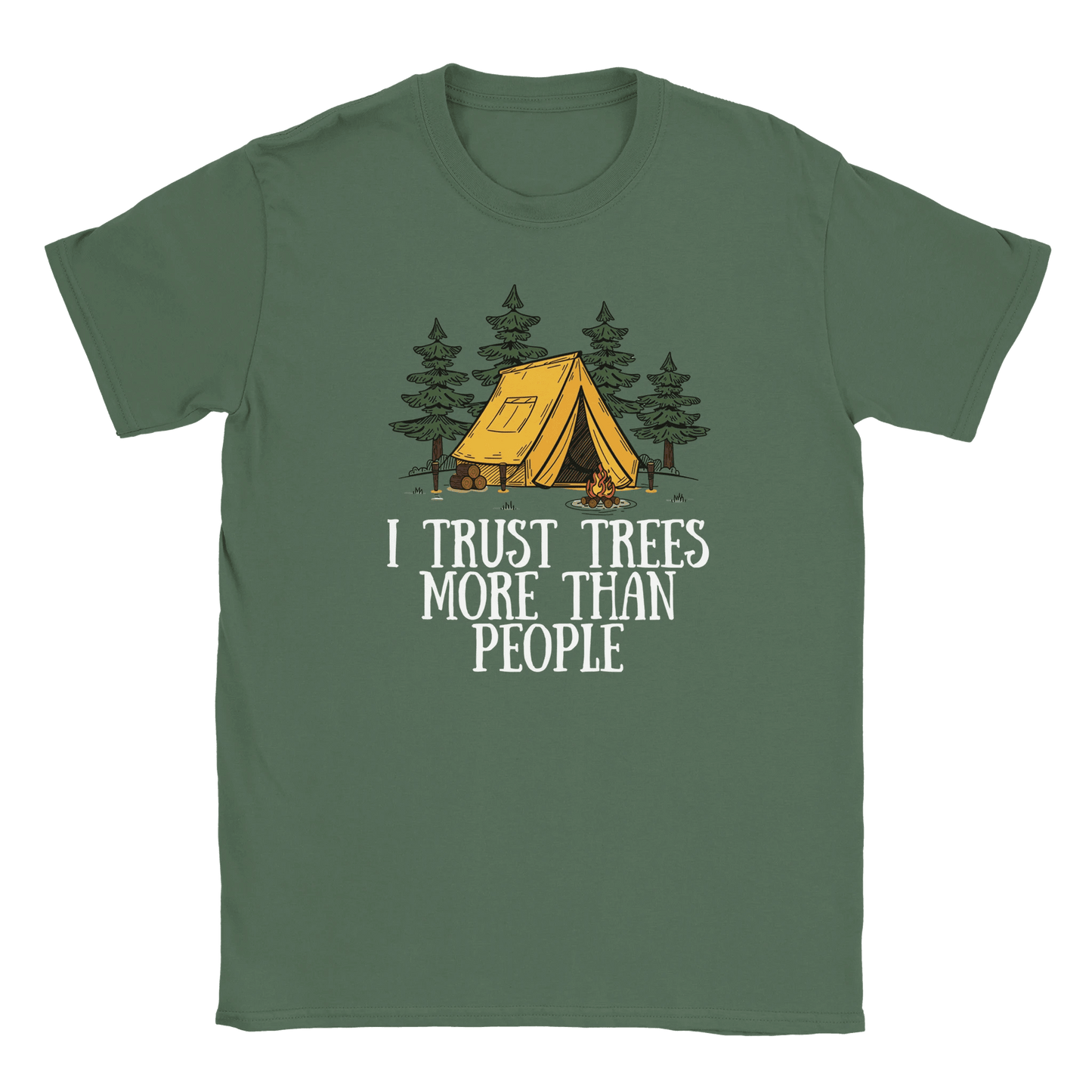 I Trust Trees More Than People - T-shirt - Rather Be In Finland