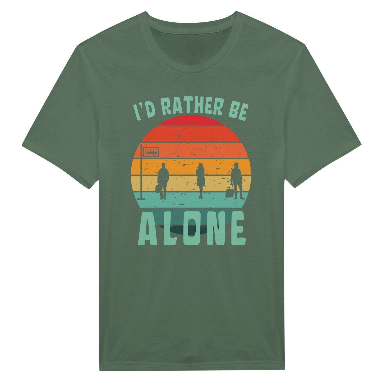 I'd Rather Be Alone - T-Shirt - Rather Be In Finland