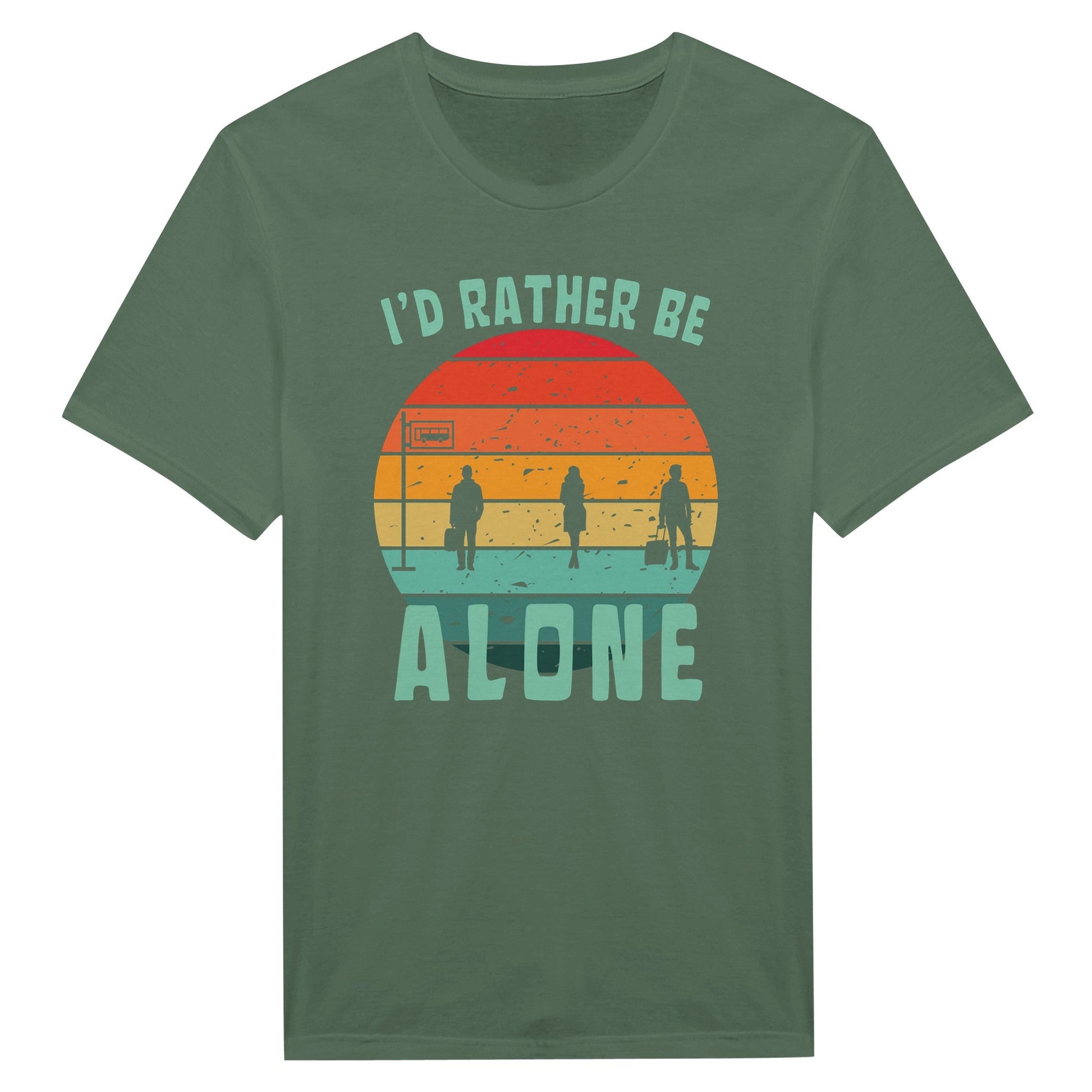 I'd Rather Be Alone - T-Shirt - Rather Be In Finland