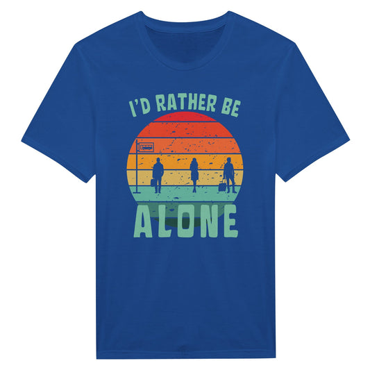 I'd Rather Be Alone - T-Shirt - Rather Be In Finland