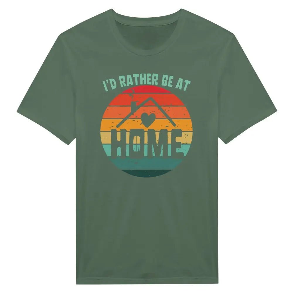 I'd Rather Be At Home - T-Shirt - Rather Be In Finland