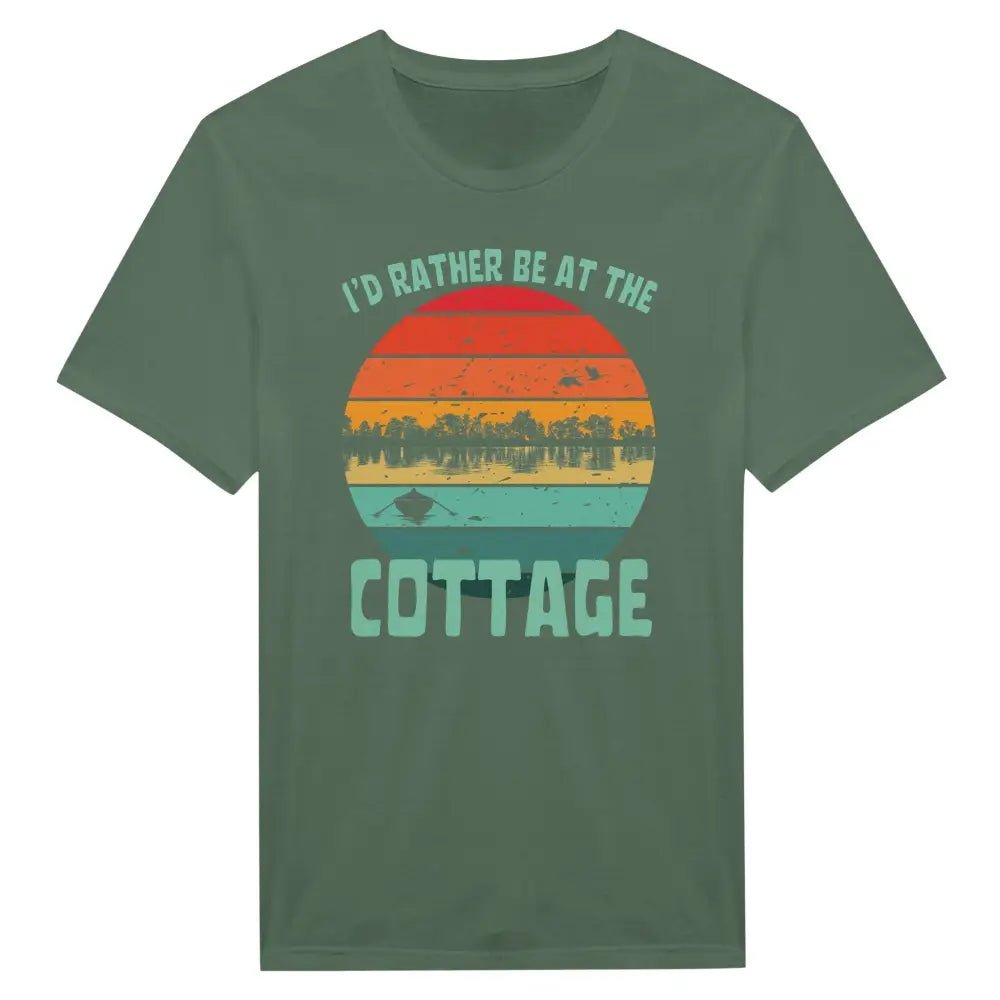 I'd Rather Be At The Cottage 2 - T-Shirt - Rather Be In Finland