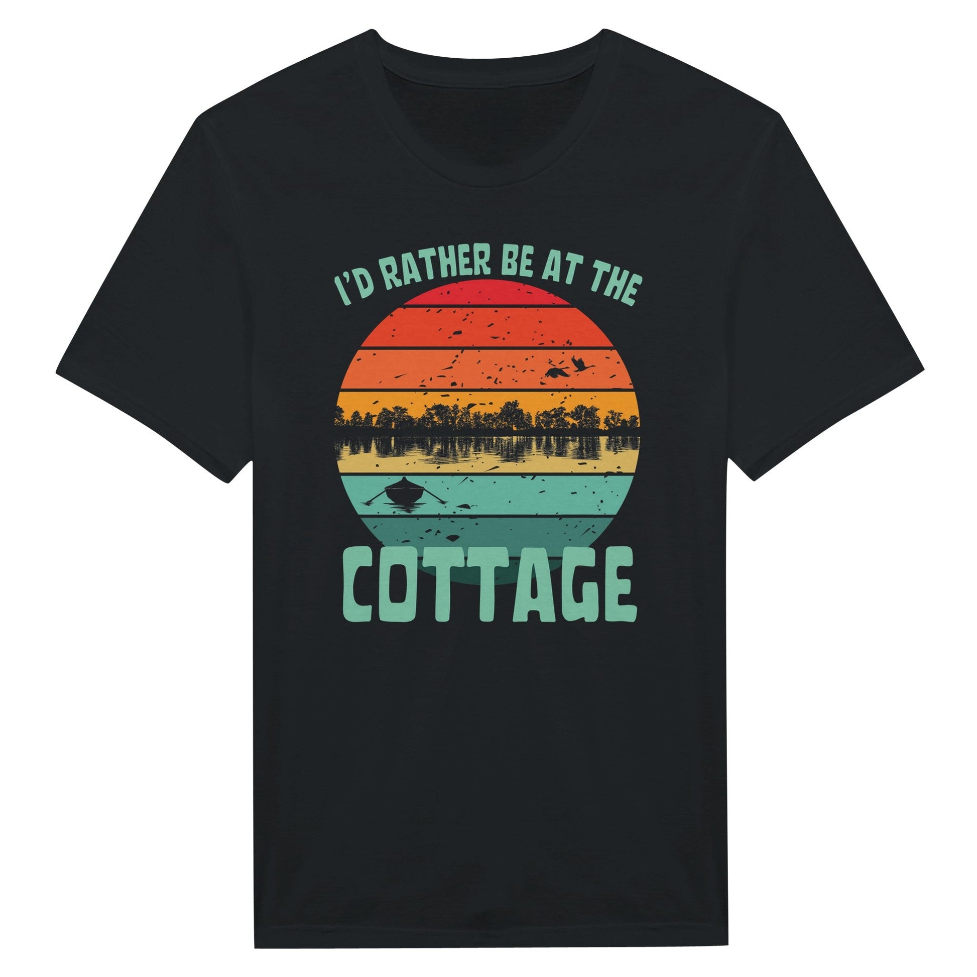 I'd Rather Be At The Cottage 2 - T-Shirt - Rather Be In Finland