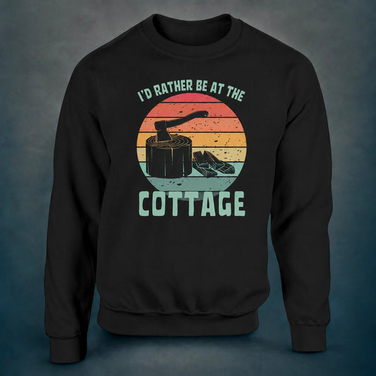 I'd Rather Be At The Cottage 3 - Sweatshirt - Rather Be In Finland