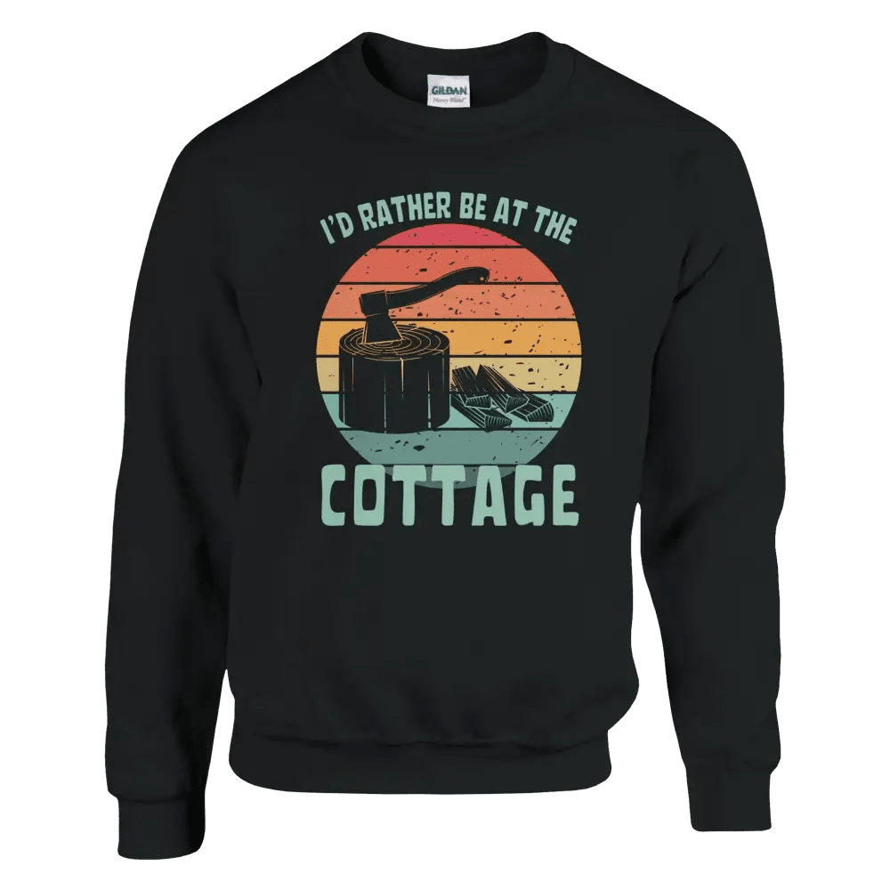 I'd Rather Be At The Cottage 3 - Sweatshirt - Rather Be In Finland