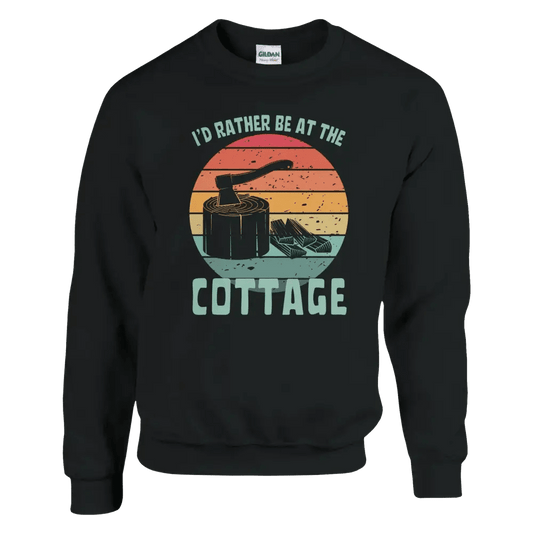 I'd Rather Be At The Cottage 3 - Sweatshirt - Rather Be In Finland